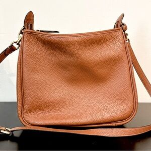 Coach Tan Leather Shoulder Bag